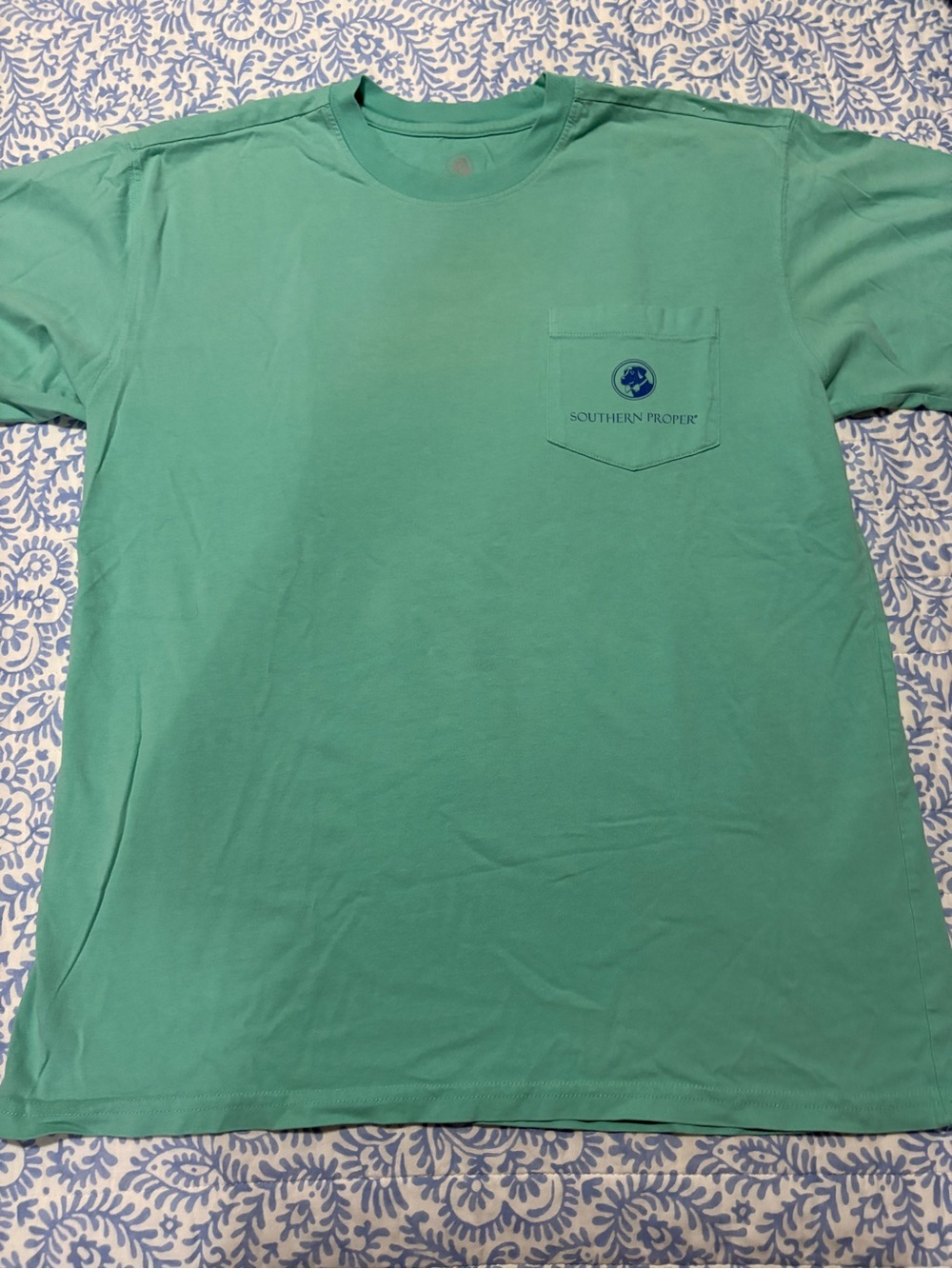 Southern Proper Men's Short Sleeve Pocket Tee in Mint